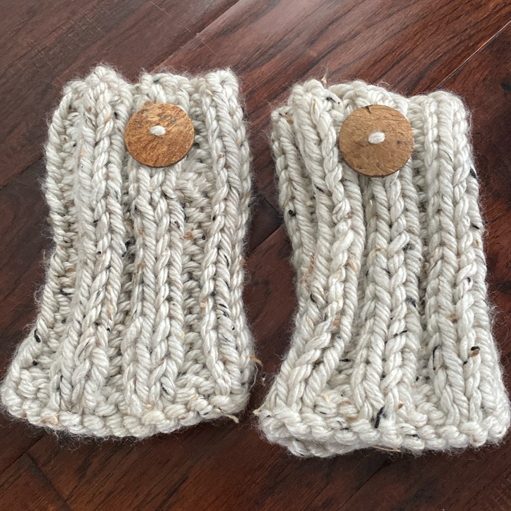 Brand new. Never worn ankle warmers